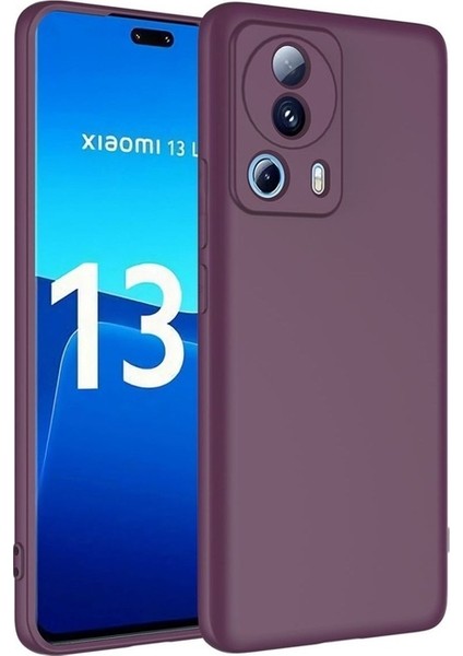 Xiaomi Mi 13 Lite Uyumlu Kılıf Mara Lansman Kapak, Koyu Mor