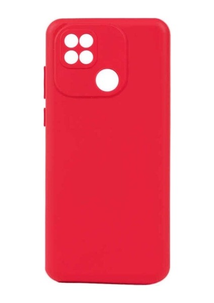 Xiaomi Poco C40 Uyumlu Kılıf Biye Silikon, Kırmızı