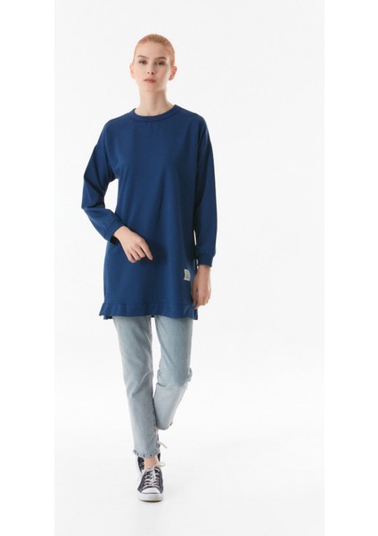 Basic Bisiklet Yaka Tunik