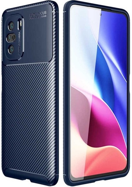 Xiaomi Poco F3 Uyumlu Kılıf Negro Silikon Kapak, Lacivert