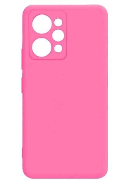 Xiaomi Redmi 12 Uyumlu Kılıf Biye Silikon, Pembe