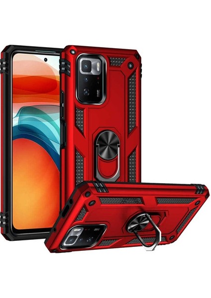 Xiaomi Poco X3 Gt Uyumlu Kılıf Vega Kapak, Kırmızı