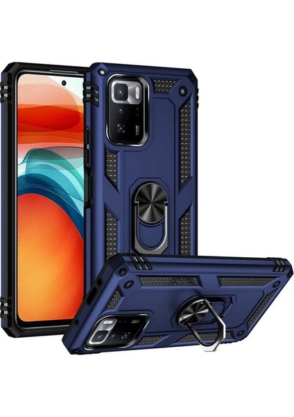 Xiaomi Poco X3 Gt Uyumlu Kılıf Vega Kapak, Mavi