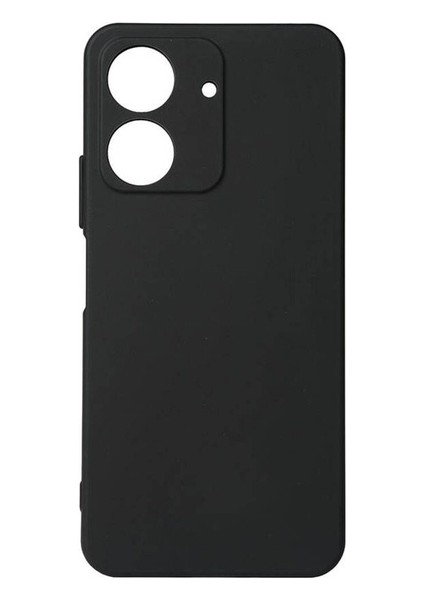 Xiaomi Poco C65 Uyumlu Kılıf Biye Silikon, Siyah