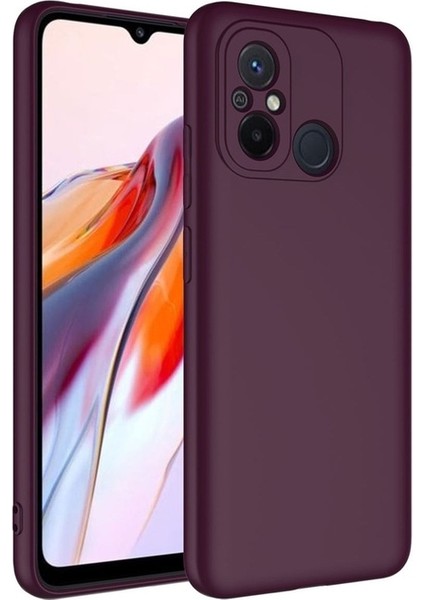 Xiaomi Redmi 12C Uyumlu Kılıf Mara Lansman Kapak, Koyu Mor
