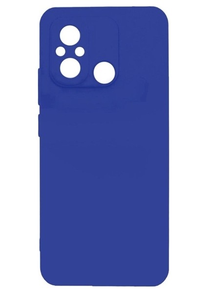 Xiaomi Redmi 12C Uyumlu Kılıf Biye Silikon, Mavi