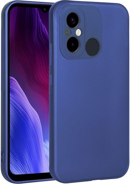 Xiaomi Redmi 12C Uyumlu Kılıf Premier Silikon Kapak, Saks Mavi