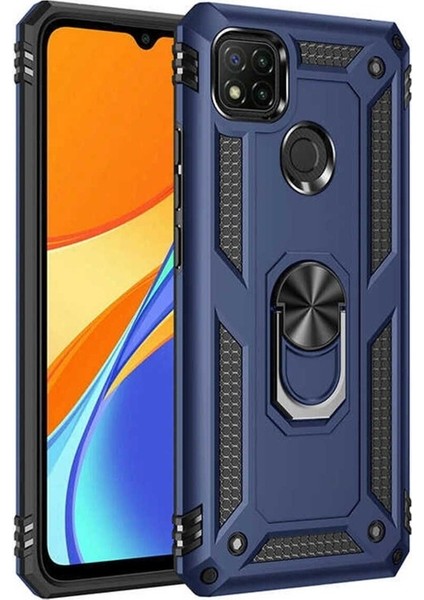 Xiaomi Redmi 9c Uyumlu Kılıf Vega Kapak, Mavi