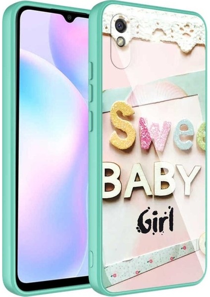 Xiaomi Redmi 9A Uyumlu Kılıf Kamera Korumalı Desenli Sert Silikon Epoksi Kapak, No5