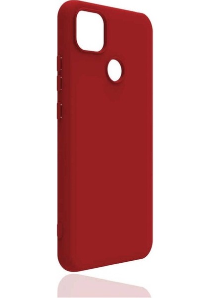 Xiaomi Redmi 9c Uyumlu Kılıf Biye Silikon, Kırmızı