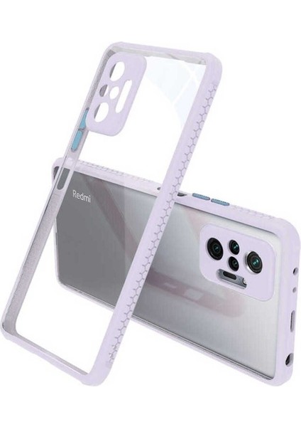 Xiaomi Redmi Note 10 Pro Uyumlu Kılıf Kaff Kapak, Mor