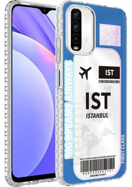 Xiaomi Redmi Note 10S Uyumlu Kılıf Airbag Kenarlı Renkli Desenli Silikon Elegans Kapak, No4