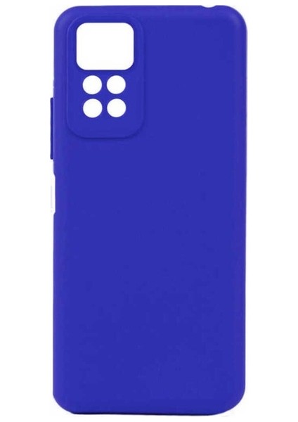 Xiaomi Redmi Note 11S Global Uyumlu Kılıf Biye Silikon, Mavi