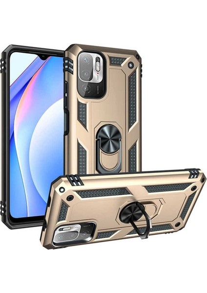 Xiaomi Redmi Note 10 5g Uyumlu Kılıf Vega Kapak, Gold