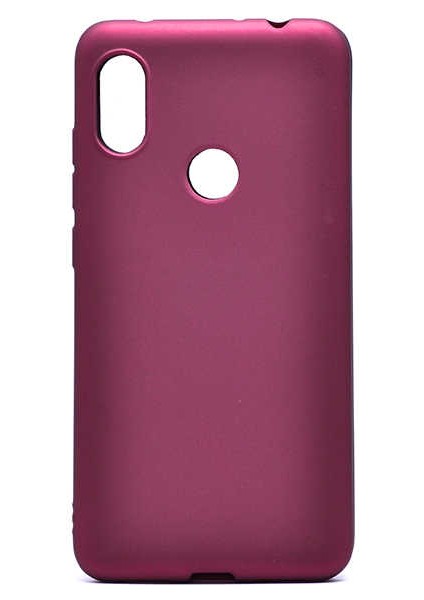 Xiaomi Redmi Note 6 Pro Uyumlu Kılıf Premier Silikon Kapak, Mürdüm