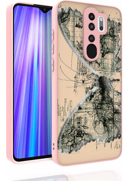Xiaomi Redmi Note 8 Pro Uyumlu Kılıf Desenli Kamera Korumalı Parlak Nora Kapak, No4