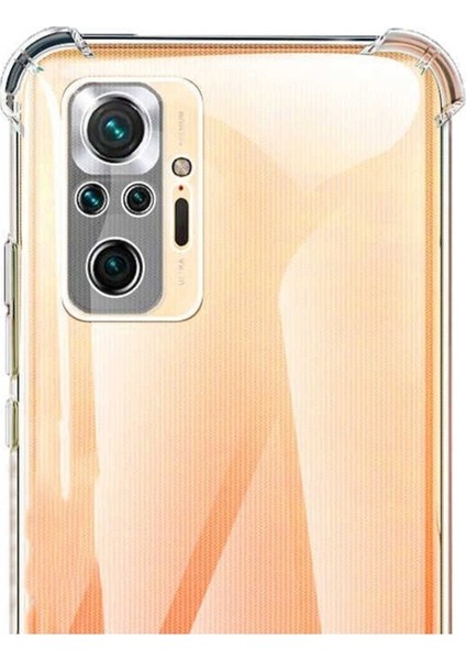 Xiaomi Redmi Note 10 Pro Uyumlu Kılıf Kamera Korumalı Nitro Anti Shock Silikon