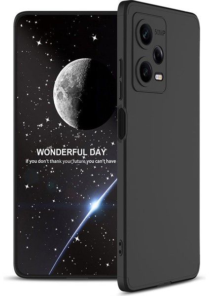 Xiaomi Redmi Note 12 Pro 5g Uyumlu Kılıf Ays Kapak, Siyah