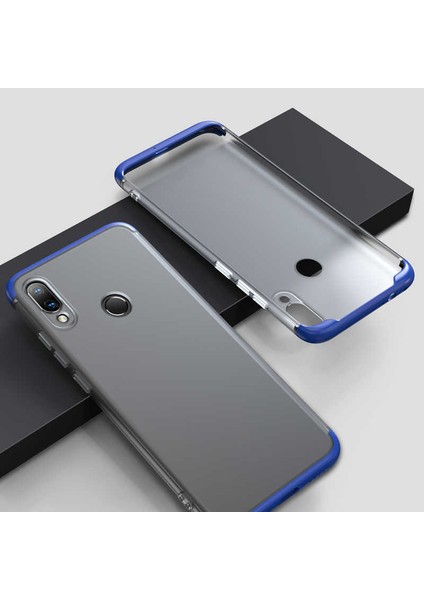 Xiaomi Redmi Note 7 Uyumlu Kılıf Nili Kapak, Mavi