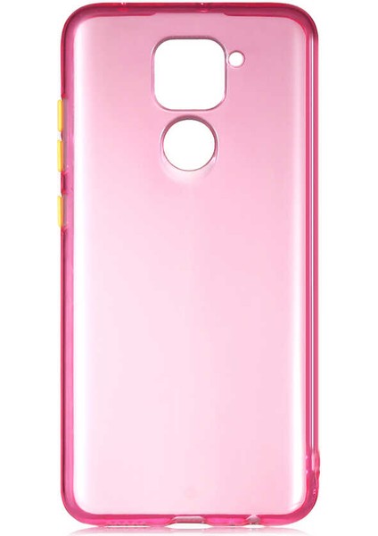 Xiaomi Redmi Note 9 Uyumlu Kılıf Bistro Kapak, Pembe