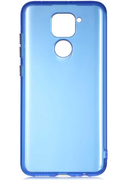 Xiaomi Redmi Note 9 Uyumlu Kılıf Bistro Kapak, Mavi