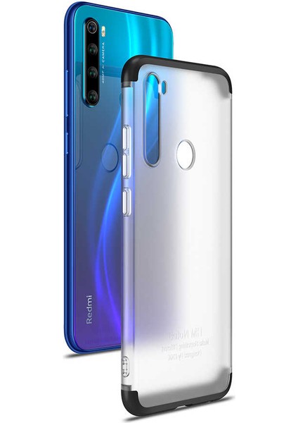 Xiaomi Redmi Note 8 Uyumlu Kılıf Nili Kapak, Siyah