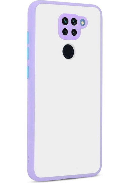 Xiaomi Redmi Note 9 Uyumlu Kılıf Hux Kapak, Lila