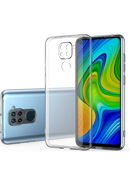 Xiaomi Redmi Note 9 Uyumlu Kılıf Kamera Korumalı Süper Silikon Kapak