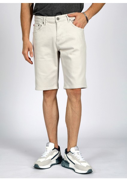 Slim Fit Haki Erkek Şort 242 Lcm 221010 Lonceso A. Haki