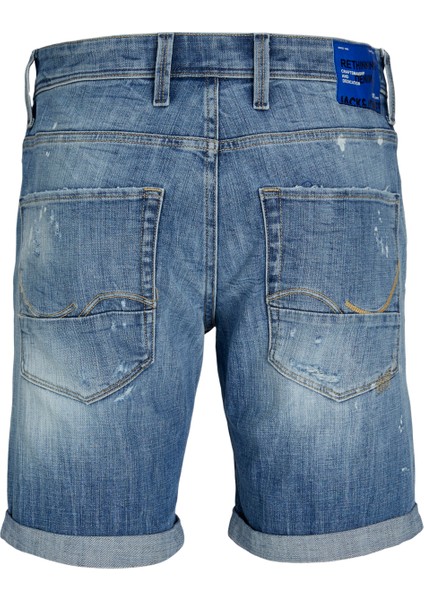 Slim Fit Mavi Erkek Denim Şort Jjırıck Jjblaır Shorts Ge 702 Sn fiyatları