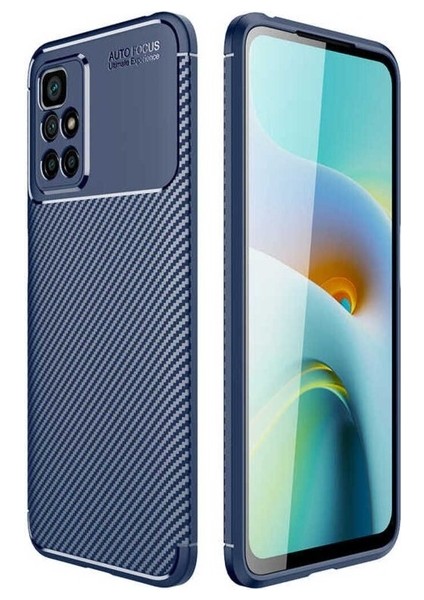 Xiaomi Redmi 10 Uyumlu Kılıf Negro Silikon Kapak, Lacivert