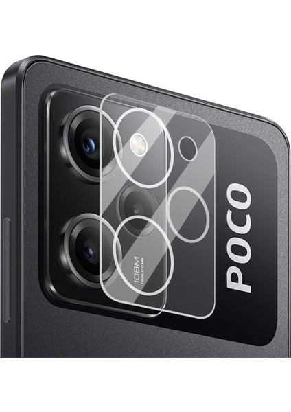 Xiaomi Poco X5 5g Kamera Lens Koruma Camı Şeffaf