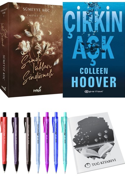 Şimdi Işıkları Söndürmeli - Çirkin Aşk + Kalem + Not Defteri