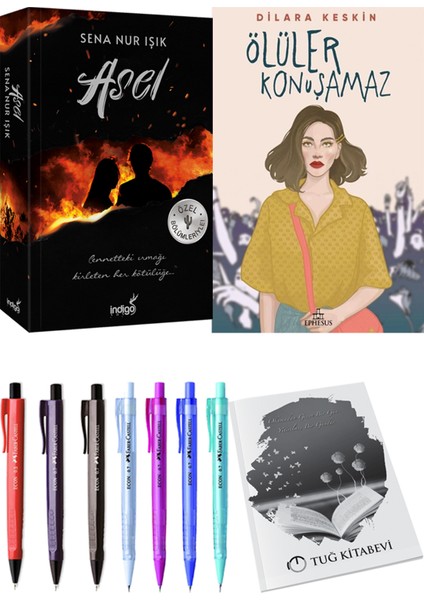 Asel - Ölüler Konuşamaz + Kalem + Not Defteri