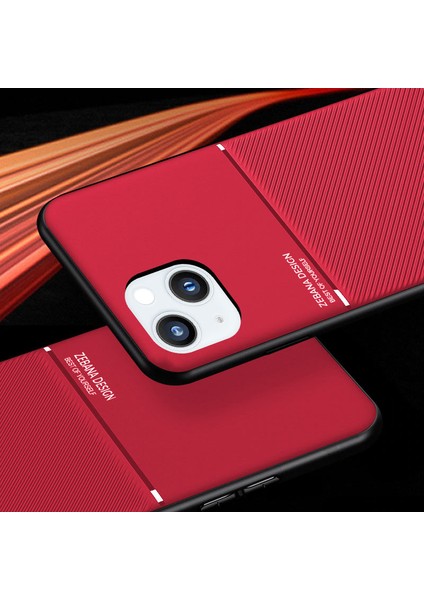 Apple iPhone 15 Plus Uyumlu Kılıf Zebana Design Silikon Kılıf Kırmızı fiyatları