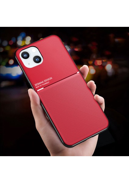 Apple iPhone 15 Plus Uyumlu Kılıf Zebana Design Silikon Kılıf Kırmızı modelleri