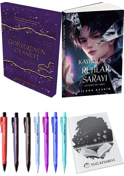 Gökyüzünün Cenneti 4 - Kaybolmuş Ruhlar Sarayı 2 + Kalem + Not Defteri