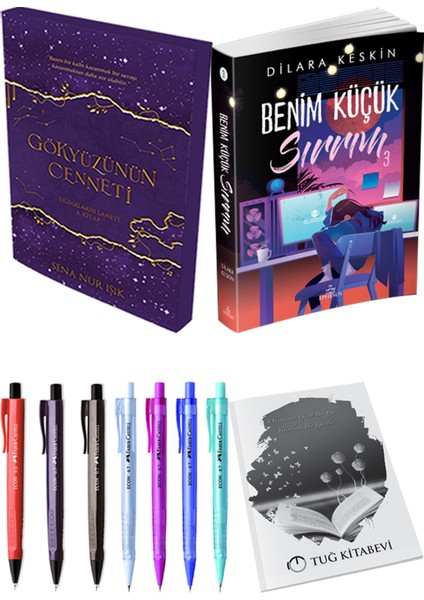 Gökyüzünün Cenneti 4 - Benim Küçük Sırrım 3 + Kalem + Not Defteri