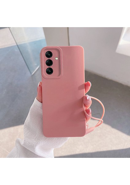 Samsung Galaxy A15 5g Uyumlu Kılıf Zebana Love Yumuşak Silikon Kılıf Pembe
