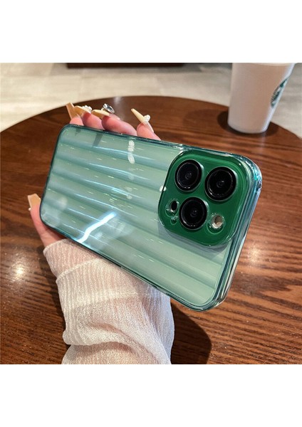 Apple iPhone 12 Pro Max Uyumlu Kılıf Zebana Bumper Silikon Kılıf (Kamera Lens Korumalı) Yeşil fiyatları