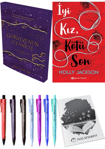 Gökyüzünün Cenneti 4 - İyi Kız, Kötü Son Holly + Kalem + Not Defteri