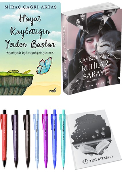 Hayat Kaybettiğin Yerden Başlar - Siyah Kuğu + Kalem + Not Defteri