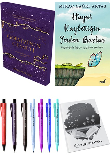 Gökyüzünün Cenneti 4 - Hayat Kaybettiğin Yerden Başlar + Kalem + Not Defteri