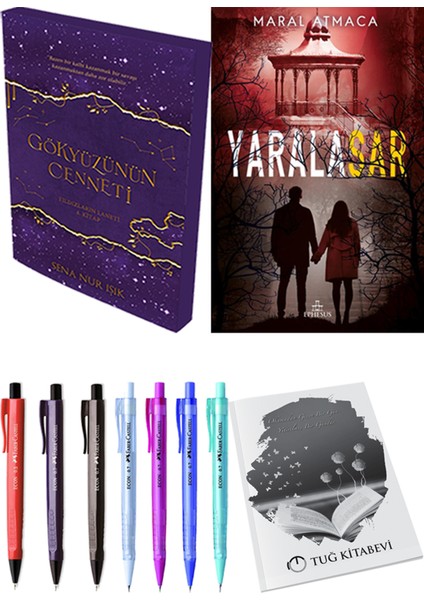 Gökyüzünün Cenneti 4 - Yaralasar 4 + Kalem + Not Defteri