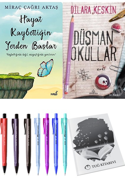 Hayat Kaybettiğin Yerden Başlar - Düş Kefeni 1+ Kalem + Kalem + Not Defteri