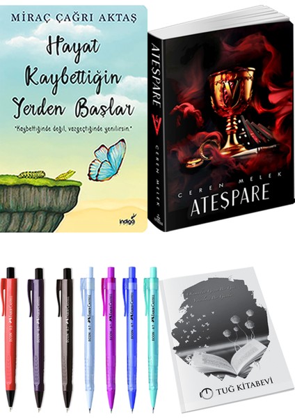 Hayat Kaybettiğin Yerden Başlar- Yaralasar 3 + Kalem + Not Defteri