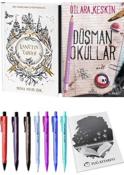 Lanetin Tarihi - Düşman Okullar 1 + Kalem + Not Defteri