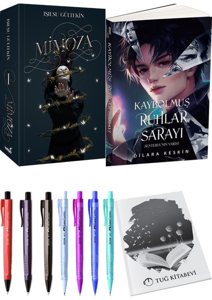Mimoza- Kaybolmuş Ruhlar Sarayı 2 + Kalem + Not Defteri