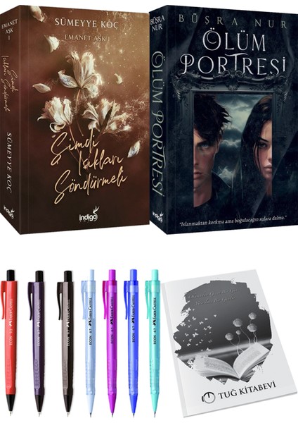 Şimdi Işıkları Söndürmeli - Ölüm Portresi 2'Li Set + Kalem + Not Defteri
