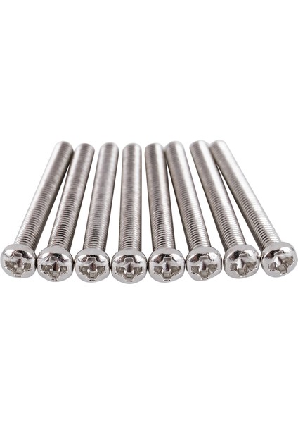 Adet M3X30MM Elektro Gitar Humbucker Pickup Yükseklik Ayarı Vidası ve Yaylar - Gümüş (Yurt Dışından) fırsatları